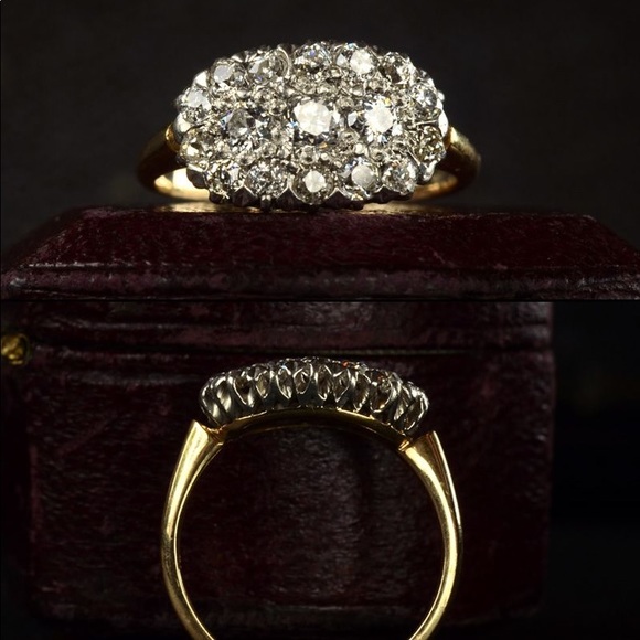 ISO!!! NOT FOR SALE!  Antique Princess/Dinner Ring - Picture 6 of 8